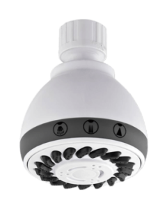 Water Saving Fixed White Showerhead