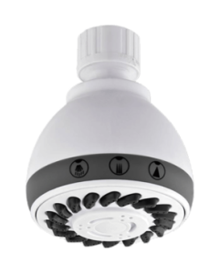 Water Saving Fixed White Showerhead