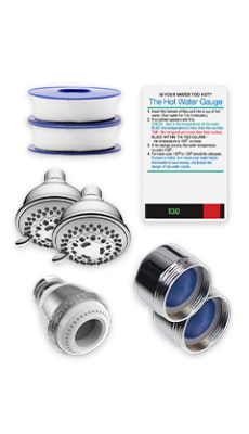 2 Bathroom Water & Energy Savings Bundle